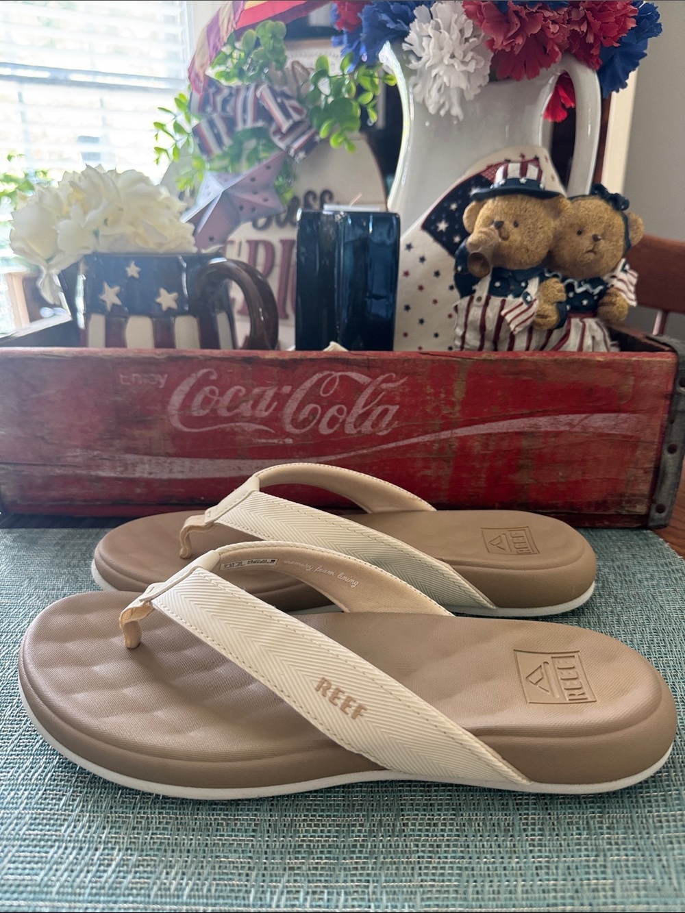 Reef Cushion Melody Flip Flops - Women’s Size 8 - Picture 4 of 6